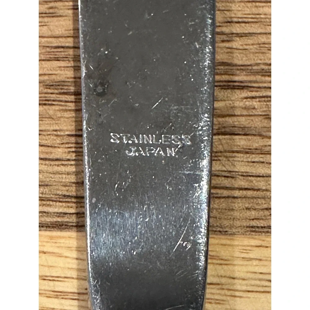 Set of 8 Vintage Alhambra Stainless Japan Butter Knives